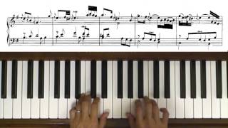 Bach Goldberg Variations Aria Piano Tutorial [upl. by Hsan194]