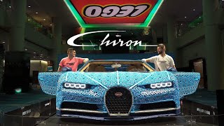 LEGO Technic Bugatti Chiron Review  Full Size and IT DRIVES [upl. by Yramesor]