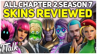 Every Fortnite Chapter 2 Season 7 Skin REVIEWED Fortnite Battle Royale [upl. by Oranneg]