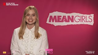 Mean Girls  HOYTS Cast Interview with Angourie Rice [upl. by Atikim]