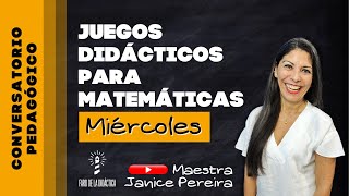 JUEGOS DIDÁCTICOS PARA MATEMÁTICAS [upl. by Assirt]