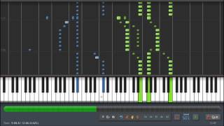 Beethoven Moonlight Sonata 3rd Movement Piano Tutorial 50 Synthesia [upl. by Kcirdlek]