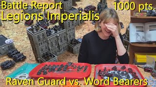 Legions Imperialis – Battle Report Raven Guard vs Word Bearers на русском [upl. by Erskine]