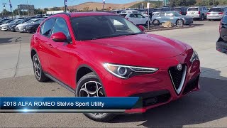 2018 ALFA ROMEO Stelvio Sport Utility Livermore Brentwood San Leandro Concord Tracy [upl. by Ylrbmik]