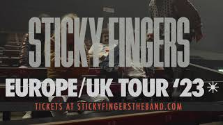 Sticky Fingers  Europe Tour 23 Interview [upl. by Farny282]