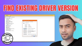 How to Find the Existing Driver Version in Windows 10 [upl. by Lairbag981]