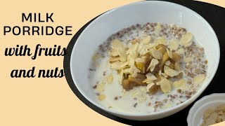 Traditional Ukrainian milk porridge Quick and Easy Milk Cereal for Busy Mornings [upl. by Girhiny168]