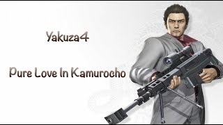 Yakuza4 OST  Pure Love In KamurochoJapanese Romaji English lyrics [upl. by Drawd477]