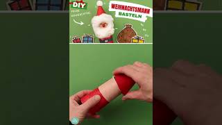 Weihnachtsmann basteln🎅🏻✂️ lastminutediy diy weihnachten christmas [upl. by Ida]