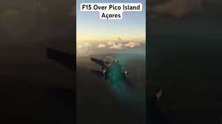 What a view  MSFS20 F15 Over Pico Island  Azores [upl. by Kcid68]