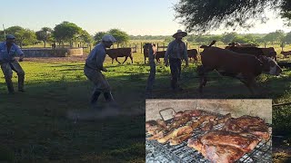 YERRA A CAMPO EN LA ESTANCIA Y UN BUEN ASADO TRADICIONES [upl. by Obel458]