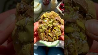 PistachioFilled Browned Butter Chocolate Chunk Cookies I Christmas Cookie Box PART 2 [upl. by Eilrebma]