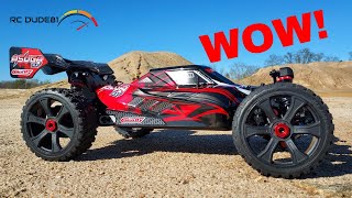 TEAM Corally ASUGA XLR First bash What a Mega Buggy Missle [upl. by Ahsata]