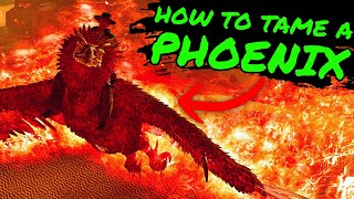 How To Tame A PHOENIX on Ark Survival Ascended SCORCHED EARTH PHOENIX LOCATION and TAMING [upl. by Sorce]