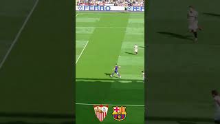 Lewandowski Goal vs Sevilla  Sevilla vs Barcelona [upl. by Knuth461]