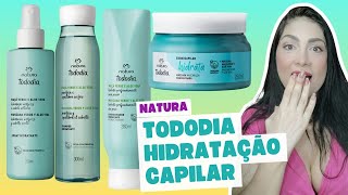 Resenha COMPLETA LINHA MAÇÃ VERDE E ALOE VERA NATURA TODO DIA  HIDRATAÇÃO CAPILAR💧✨ [upl. by Yasdnil]