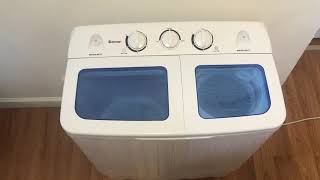 Giantex portable washing machine review amp demo [upl. by Lorola]