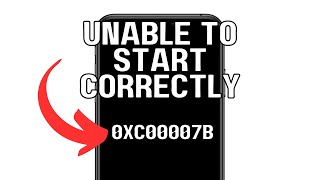 FIX ERROR 0XC00007B THE APPLICATION WAS UNABLE TO START 2024 FULL GUIDE [upl. by Allehcim]