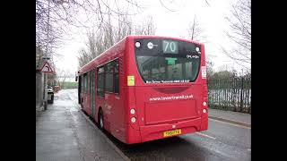 Tour on E200 ExFLN TT DML44284 YX61FYG Route W15 with Blind Change at Higham Hill Cogan Avenue Stand [upl. by Maryn216]