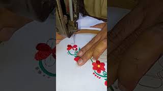 sewing embroiderypatterns shortsyoutube tutorial [upl. by Auqinu]