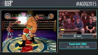 PunchOut Wii  Exhibition Speedrun performed at AGDQ 2015 [upl. by Uticas]