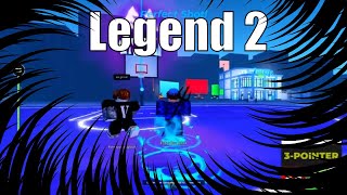 HITTING LEGEND 2 IN ROBLOX HOOPZ [upl. by Ahseiyk624]