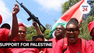 WATCH  ‘This is not a Holy war it’s an evil war  Malema at EFF march in support of Palestine [upl. by Etnud]