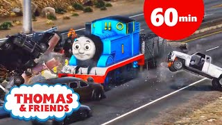 Thomas The Train in GTA 5 Full Episode Movie [upl. by Atsilac158]