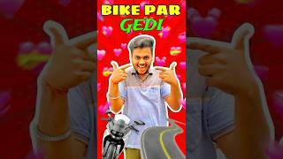 Bike par Mari gedi 😅  Mini vlog  shorts minivlog vlog trending [upl. by Yarg]