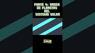 PARTE 4 ¿Cuál es el Orden de los Planetas en el Sistema Solar 🌍🪐solar [upl. by Nnailuj]