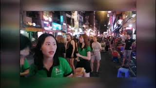 Bui Vien Walking Street soaking up the nightlife  Saigon Vietnam 2020 [upl. by Bernardina]