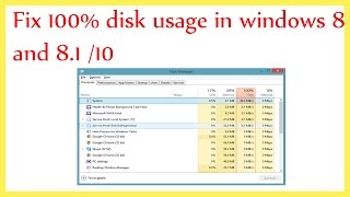 100 disk usage windows 81 fix [upl. by Rust861]