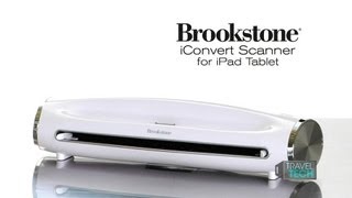 BROOKSTONE ICONVERT SCANNER Review  Travel Tech TV [upl. by Cheri51]