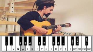 Hoja En Blanco Acustico  Dread Mar I  Piano Electronico 25 [upl. by Africa]