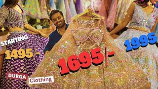 सबसे सस्ते एकदम LATEST VIRAL लहंगे 😍 DURGA CLOTHING CHANDNI CHOWK 2023 meesho sarojininagar HAUL [upl. by Vedi]