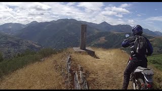 Ruta de las Ermitas en motoCangas del Narcea a Trasmonte por la sierra del Pando 19072015 [upl. by Jackquelin]