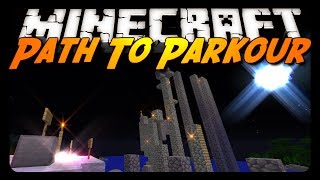 Minecraft PATH TO PARKOUR Custom Map [upl. by Anitsua]