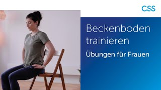 Beckenboden Frau I Anatomie amp Training [upl. by Timoteo605]