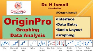 Origin Pro Software Tutorial  Graph Preparation  Converting Images to Graphs  Dr H Ismail [upl. by Espy]