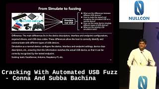 Nullcon Goa 2023  Cracking With Automated USB Fuzz By Subba Bachina amp Conna [upl. by Llekcor]