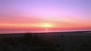 Atlantic City Sunrise  The Ocean at Crystal Beach [upl. by Ainslee794]