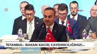 İstanbul Bakan Kacır Caydırıcılığımızı en üst düzeye çıkarmak Türk Devletleri birliğimizi güçle [upl. by Gavan]