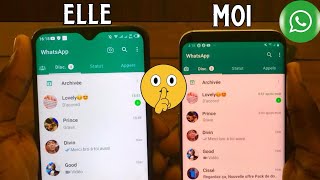 WhatsApp Recevoir les mêmes messages whatsApp sur deux téléphones différents cest possible [upl. by Neyud770]