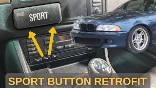 I added a SPORT BUTTON on my BMW E39 M5 Steering Servotronic Retrofit [upl. by Dwayne]