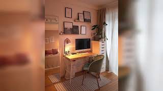 home office ideas for small rooms small home office decorating small home office in bedroom part4 [upl. by Ximena]