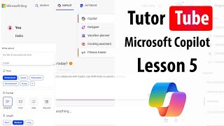 Microsoft Copilot  Lesson 5  Writing Specific Prompts [upl. by Nagah]