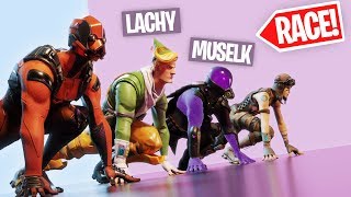 I Challenged Lachlan amp Muselk to the ULTIMATE Deathrun Race Fortnite Creative [upl. by Dayir841]