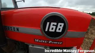 1975 Massey Ferguson 168 Multi Power 2WD 39 Litre 4Cyl Diesel Tractor 69HP Blakesley 2022 [upl. by Nnyladnarb]