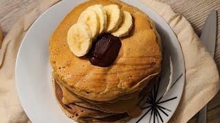 Pancakes banane sans sucre ajouté [upl. by Efram283]