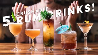 5 elevated RUM drinks that are dang delicious [upl. by Alag]